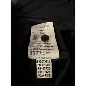 Chef Works Urban Collection Short Sleeve Button Up Shirt Black Pattern Men's  M